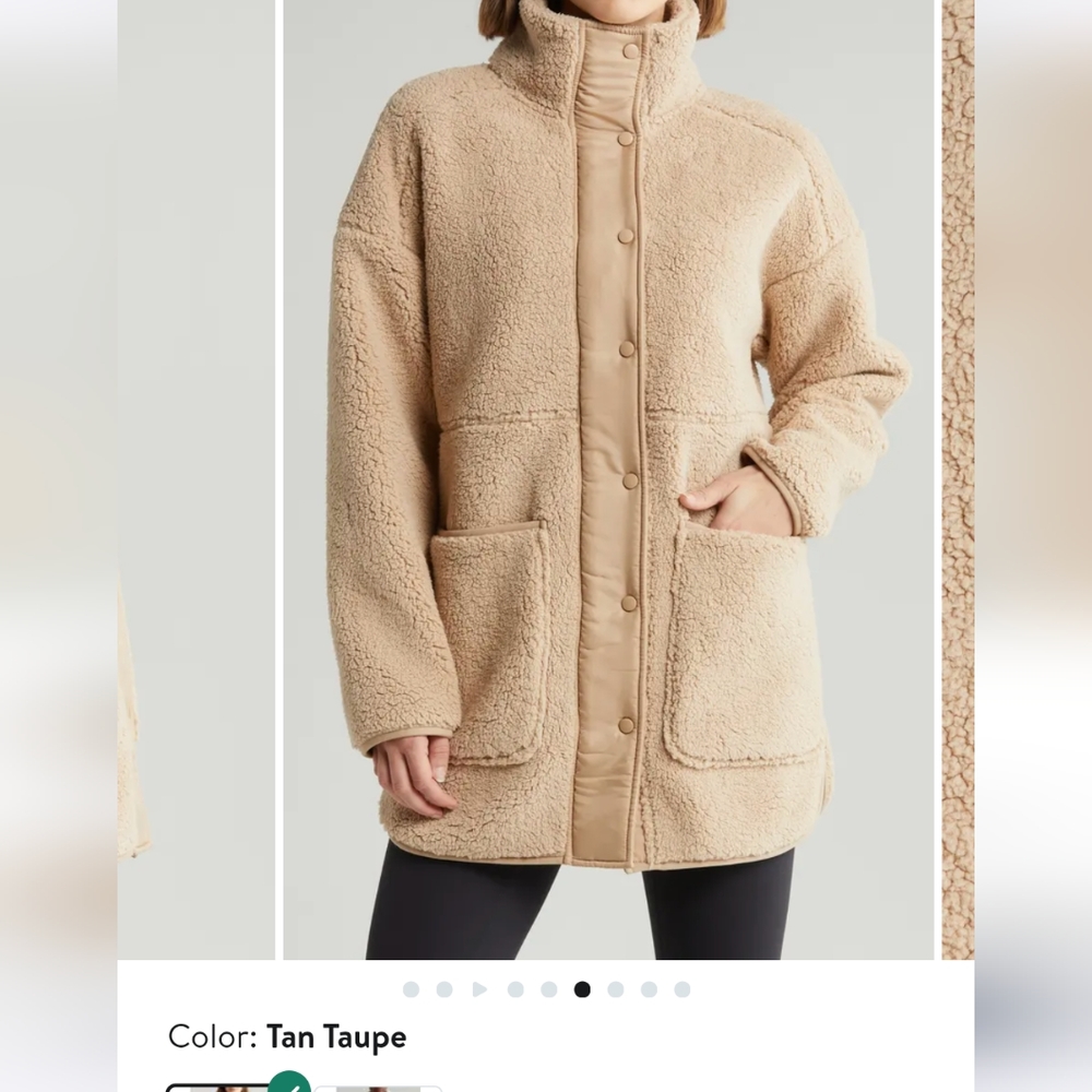 Zella Faux Shearling Jacket
